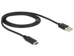 DeLOCK 83600 USB Kabel USB 2.0 1 m USB C USB A 0,48 Gbit/s Schwarz
