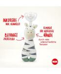 NUK Schnuller Buddy Little Friend Zebra