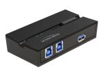 DELOCK USB 3.0 Switch für 2 PC an 1 Gerät