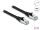 DELOCK RJ45 NWK Cat.6A S/FTP PUR Outdoor 2 m schwarz