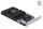 DELOCK PCI Express x8/x16 Karte zu 4 x intern NVMem.2 Keym