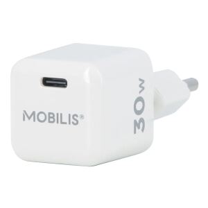 Mobilis 001383 Ladegerät für Mobilgeräte Universal Weiß AC Schnellladung Drinnen