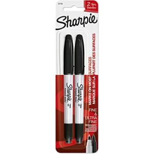 Sharpie 1985878 Permanent-Marker Schwarz 2 Stück(e)