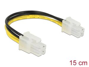 DELOCK Stromkabel P4 -> P4 St/St 15cm
