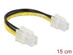 DELOCK Stromkabel P4 -> P4 St/St 15cm