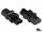 Alcasa PA-0630S Netzstecker-Adapter C6 C13 Schwarz