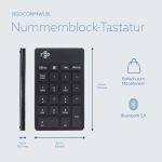 R-Go Tools Tastatur R-Go Numpad Break, ergonomischer Ziffernblock mit Pausensoftware, bluetooth, schwarz
