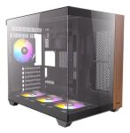 Antec CX800 Midi Tower Schwarz, Holz