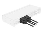 DeLOCK Seriell Kabel RS-232 D-Sub9 Buchse zu Buchse Nullmodem mit schmalem Steckergehäuse 1 m