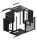 Lanberg WF01-6412-23B Rack 12U Wandmontiertes Regal Schwarz
