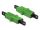 DELOCK LWL Kupplung E2000 Simplex Bu zu Singlemode BU grün