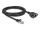 DELOCK Verlängerungskabel S/FTP RJ45 ST -> BU Cat6A 3.00m sw