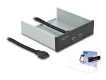 DELOCK 5.25 Front Panel mit 2 x USB 5 Gbps Typ-A Ports