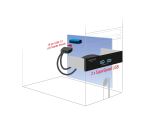DELOCK 5.25 Front Panel mit 2 x USB 5 Gbps Typ-A Ports