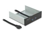 DELOCK 5.25 Front Panel mit 2 x USB 5 Gbps Typ-A Ports
