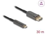 DELOCK Aktives Optisches Kabel USB-C -> DisplayPort...