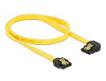 DELOCK SATA-Kabel SATA III -> SATA links St/St 0.50m gelb