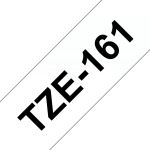 Brother TZE-161 Etiketten erstellendes Band Schwarz auf...