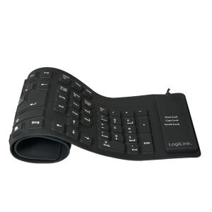 LogiLink ID0019A Tastatur Universal USB QWERTZ Deutsch Schwarz