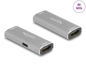 DELOCK HDMI Repeater 8K 60 Hz 20 m