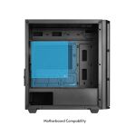Chieftec AZ-01B-OP Computer-Gehäuse Mini Tower Schwarz