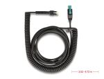 DELOCK Spiralkabel RJ50 Stecker zu PoweredUSB Stecker 12 V 3