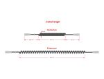 DELOCK Spiralkabel RJ50 Stecker zu PoweredUSB Stecker 12 V 3