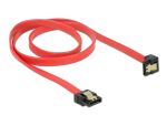 DELOCK SATA-Kabel SATA III -> SATA down St/St 0.70m rot Clip