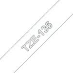 Brother TZE-135 Etiketten erstellendes Band Weiss auf...
