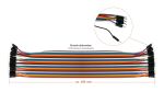 kabelmeister Jumper Wire 40-Pin, 3er BU-BU/ST-BU/ST, 40cm