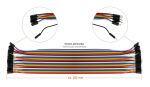 kabelmeister Jumper Wire 40-Pin, 3er BU-BUST-BUST, 40cm