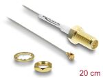 DELOCK HF RP-SMA -> MHF (IPEX) Stecker U.FL Bu/St