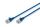 Digitus CAT 6A F-FTP Slim Patchkabel, 1m, Blau