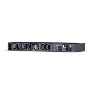 CyberPower PDU81005, Rackmount 1U, Switched PDU, Metered-by-Outlet Leistungssteuerung, Eingang 230V/16A (1), Ausgang IEC-320 C13 (8), SNMP-Netzwerkanschluss, PowerPanel Software
