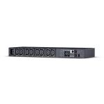 CyberPower PDU81005, Rackmount 1U, Switched PDU, Metered-by-Outlet Leistungssteuerung, Eingang 230V/16A (1), Ausgang IEC-320 C13 (8), SNMP-Netzwerkanschluss, PowerPanel Software
