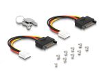 DELOCK 5.25 Wechselrahmen für 8 x M.2 NVMe SSD Slim SFF-8654