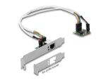 DELOCK Mini PCIe I/O PCIe 1 x RJ45 Gigabit LAN Low Profile