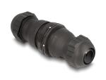 DeLOCK LWL Kabelverbinder LC Duplex Buchse zu LC Duplex Buchse UPC OS2 IP68 staub- und wasserdicht