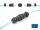 DeLOCK LWL Kabelverbinder LC Duplex Buchse zu LC Duplex Buchse UPC OS2 IP68 staub- und wasserdicht