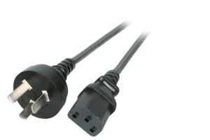 EFB Elektronik EK492.1,8V2 Stromkabel Schwarz 1,8 m Netzstecker Typ I C13-Koppler