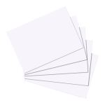 Herlitz 10621308 Karteikarte Weiß 100 Stück(e)