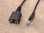 Equip RJ9-auf-3,5-mm-Kopfhörer-Audio adapter