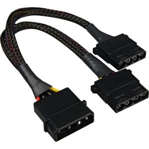 Sharkoon Sata Y Stromadapter 4P Mol 0,15m schwarz
