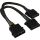 Sharkoon Sata Y Stromadapter 4P Mol 0,15m schwarz