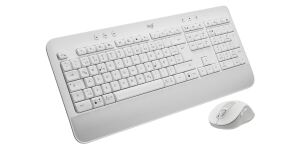 Logitech 920-011022 Tastatur Maus enthalten Büro Bluetooth QWERTZ Deutsch Weiß