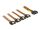 DELOCK Stromkabel 4x 15Pin SATA -> 2x 15Pin SATA St/Bu 15cm