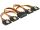 DELOCK Stromkabel 4x 15Pin SATA -> 2x 15Pin SATA St/Bu 15cm