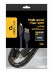 Gembird CC-HDMI4C-6 HDMI-Kabel 1,8 m HDMI Typ A (Standard) HDMI Type C (Mini) Schwarz