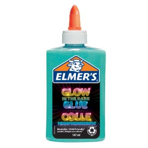 Elmers Glow-In-The-Dark Bastelkleber Blau 147ml-Flasche