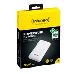 Intenso XS20000 Powerbank Zusatzakku LiPo 20000 mAh 7313552 Lithium Polymer (LiPo) Weiß